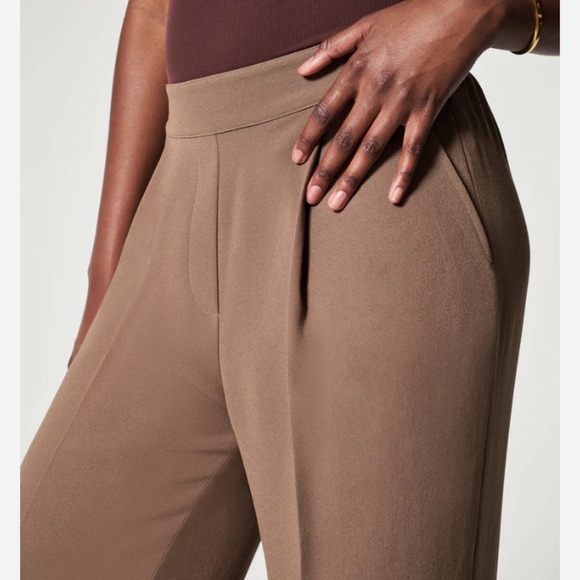 NWT Spanx Crepe Pleated Trouser - Picture 6 of 12